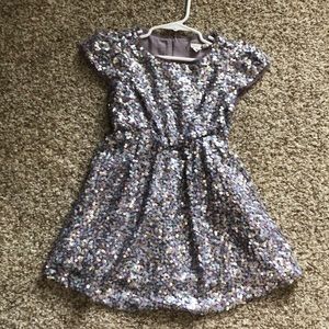 Gap Purple Sequin Dress